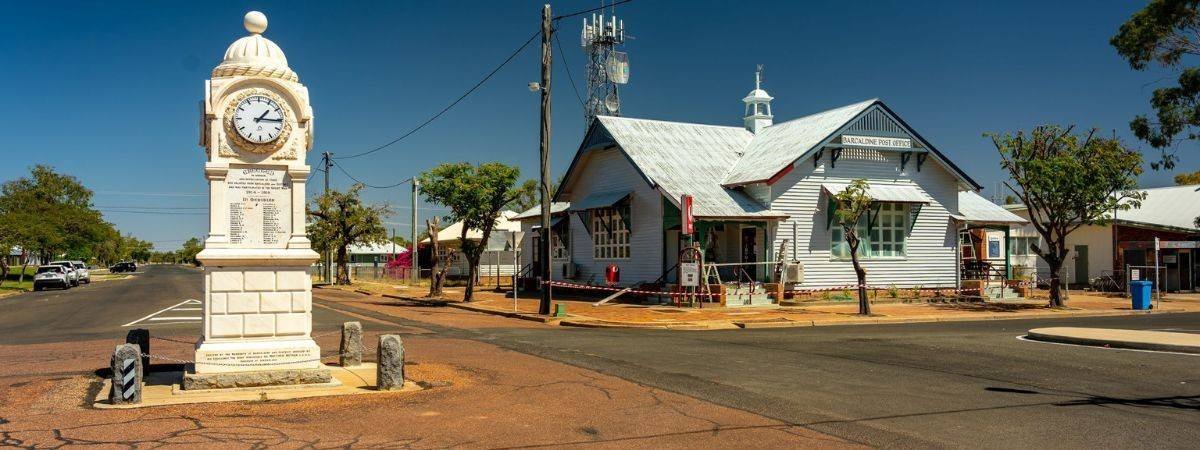 Qantas Airways Barcaldine Office in Australia